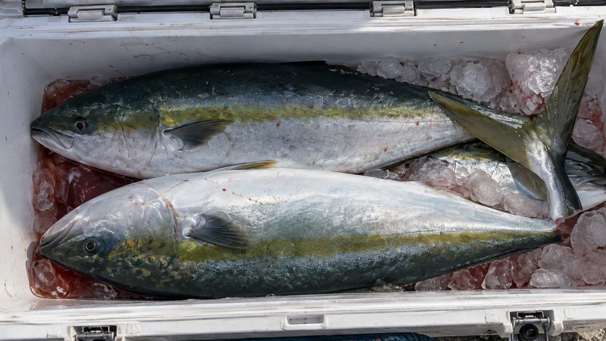 How to Bleed and Chill a Yellowtail on the Beach: Ikejime, Step by Step